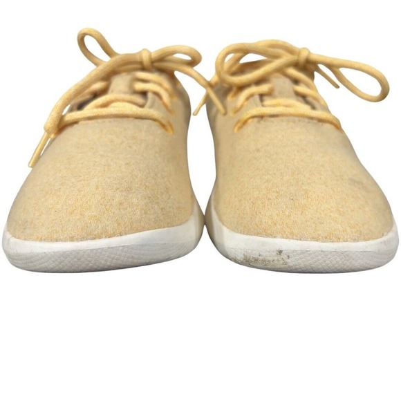 Allbirds Wool Runners Size 7 Turk Honey Yellow Lightweight Comfort Shoe Washable - Picture 3 of 10